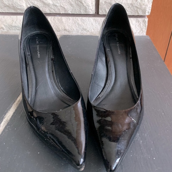 Elie Tahari black patent leather heels - Picture 4 of 4